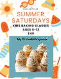 Summer Baking Class - July 25 1:00-3:00