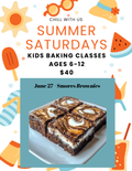 Summer Baking Class - June 27 1:00-300